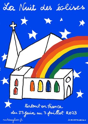 Affiche Nuit des Eglises 2023