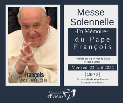250421 messe Pape François evreux