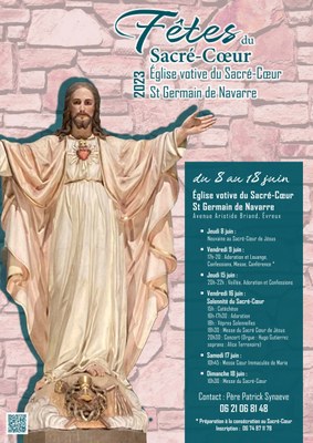 Affiche Sacré coeur 2023