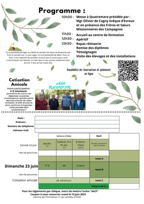 invitation 23 juin 2024 2