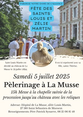 Pèlerinage à la Musse 5 juillet 2025